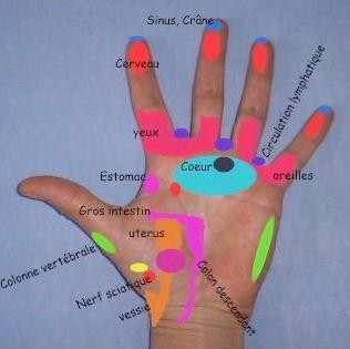 Réflexologie des mains