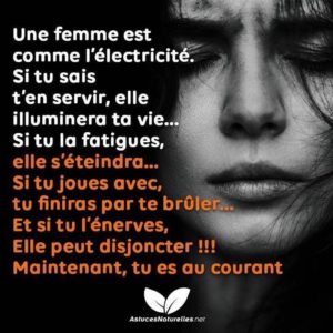 Une Femme Est Comme l'Electricité